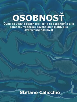 cover image of Osobnosť